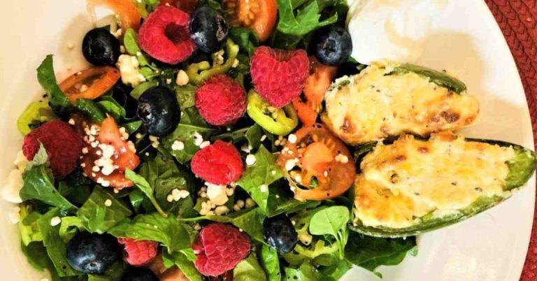 stuffed jalapeños and garden salad recipe