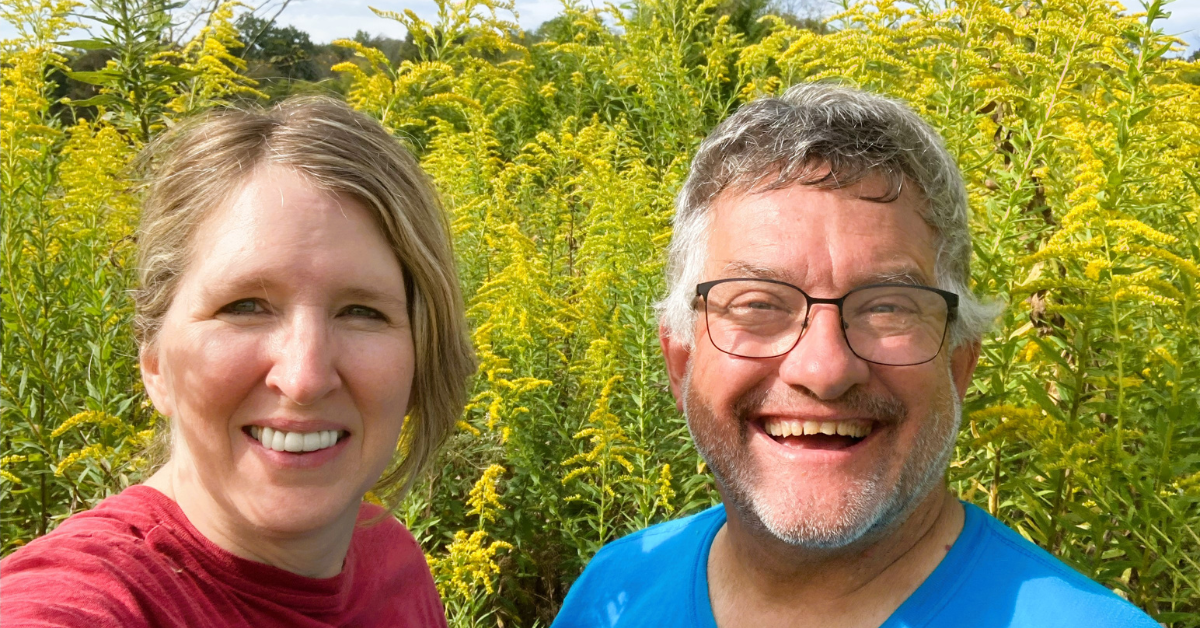 Find Nature Joy Challenge - Marnie and Dave in Goldenrod